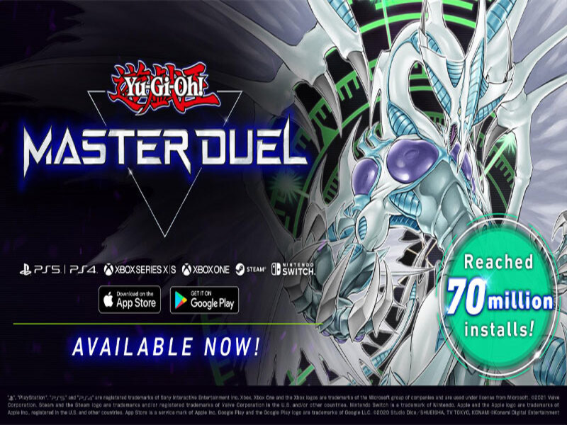 Yu-Gi-Oh! Master Duel Raih 70 Juta Unduhan.